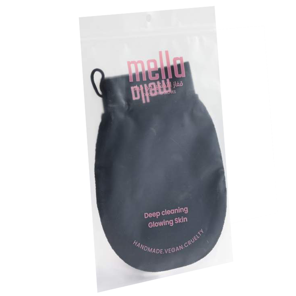 ميلا – قفازات تقشير لإزالة الجلد الميت – أسود