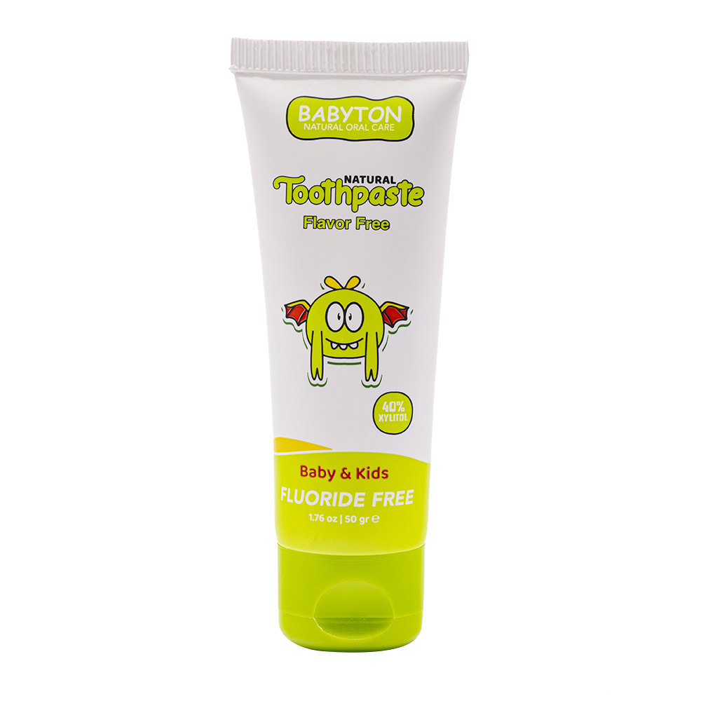 Babyton - Baby & Kids Natural Toothpaste - Flavor-Free - 50 gm