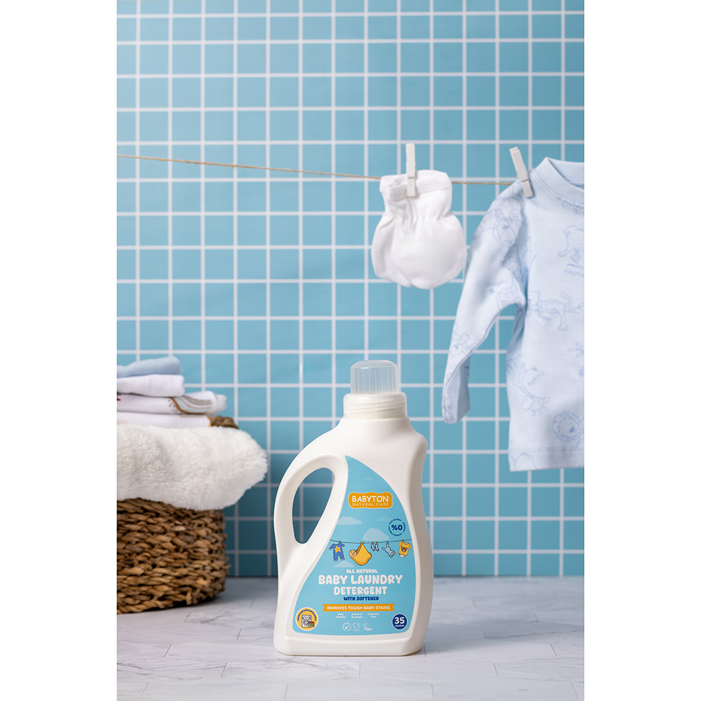 Babyton - All Natural Baby Laundry Detergent With Softener - 1000 ml