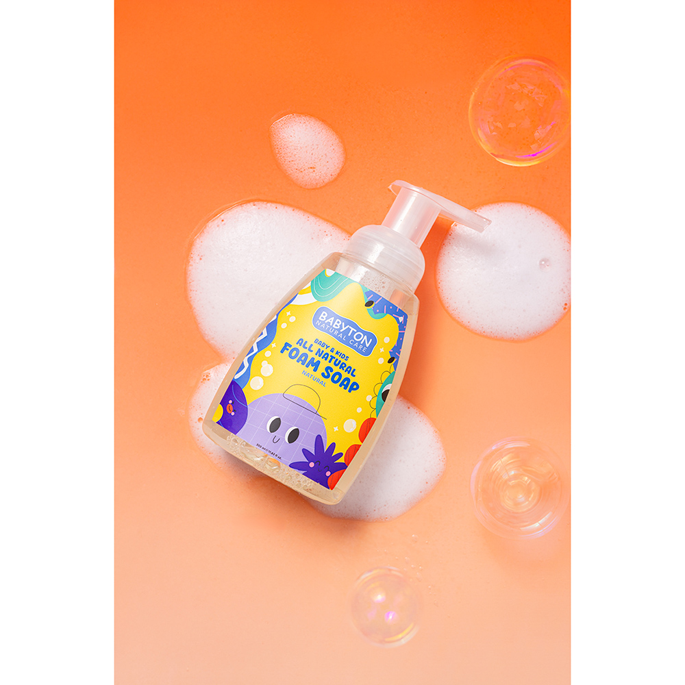Babyton - Baby & Kids All Natural Foam Soap - 350 ml