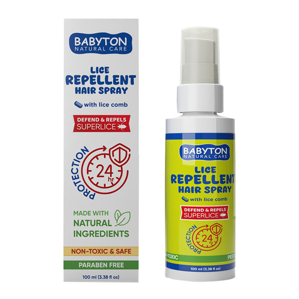 Babyton - Lice Repellent Hair Spray With Comb - 100 ml