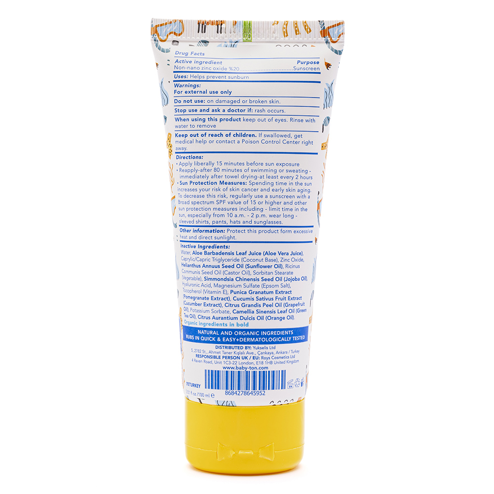 Babyton - Baby & Kids Atopic Mineral Sunscreen SPF30 - 100 ml
