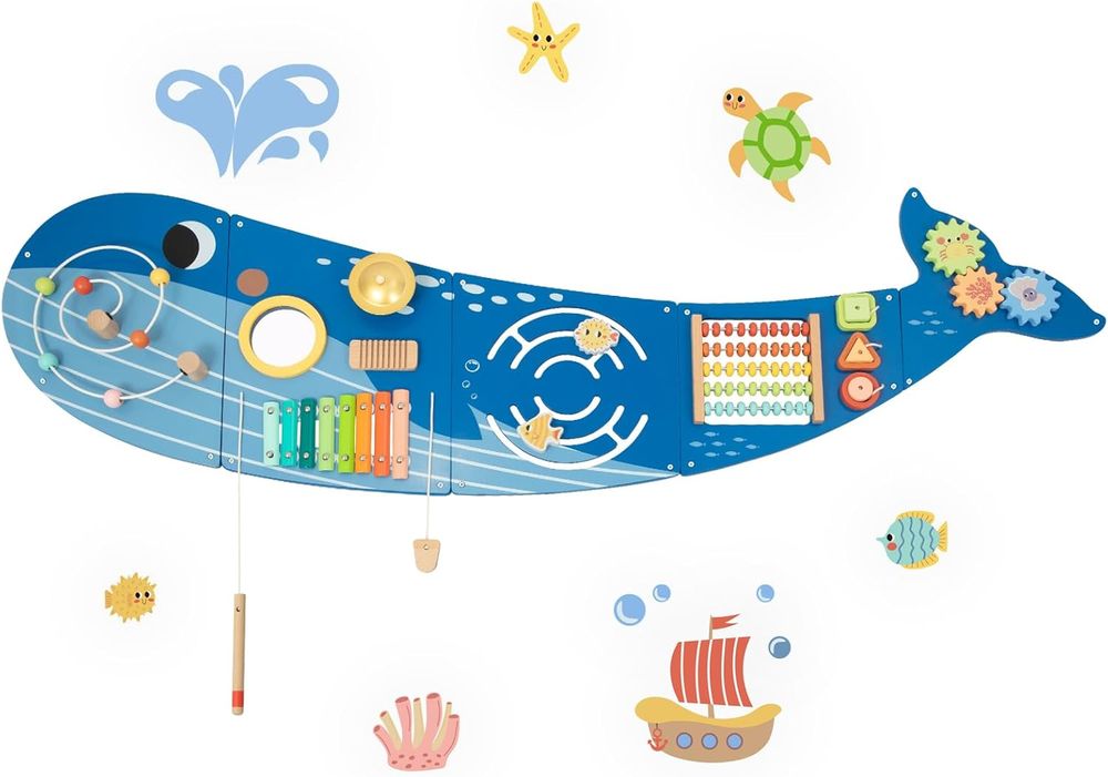 OOOK Activity Wall Panel - Whale