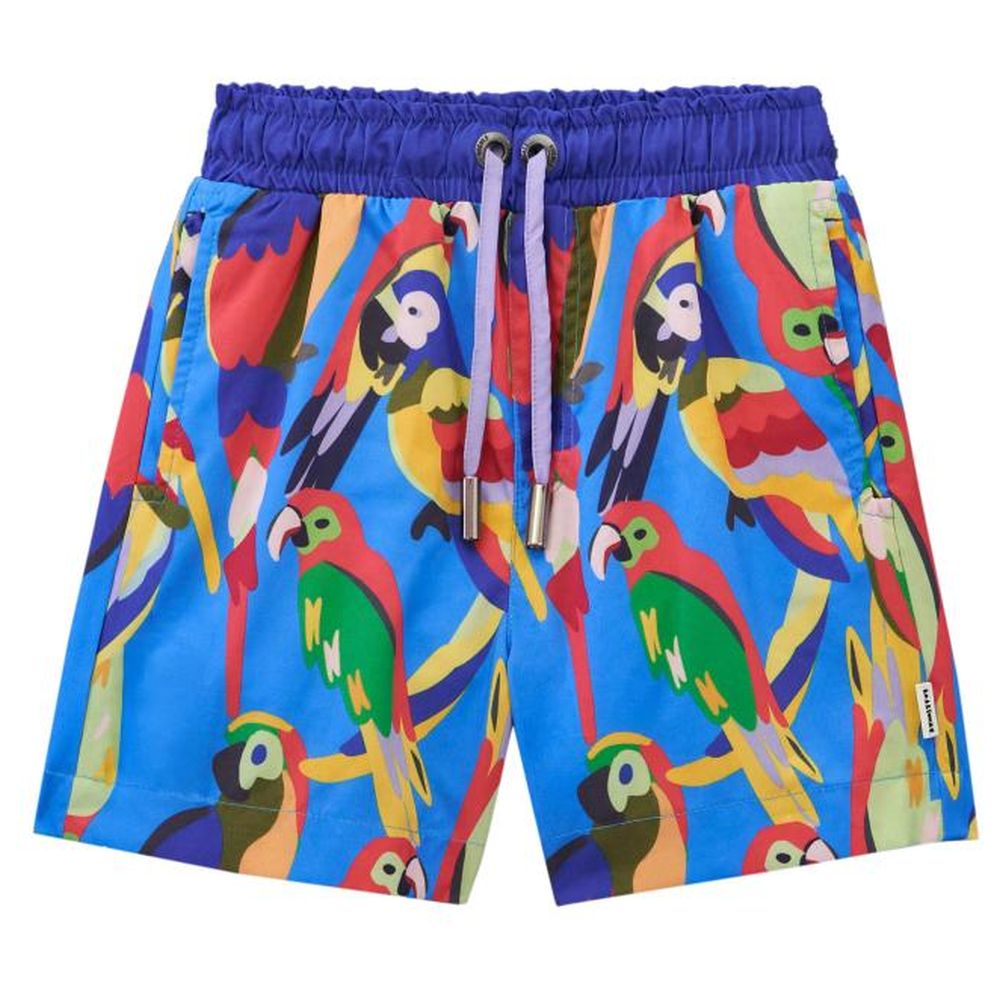 Roarsome - Kids Swim Shorts - Squawk The Parrot