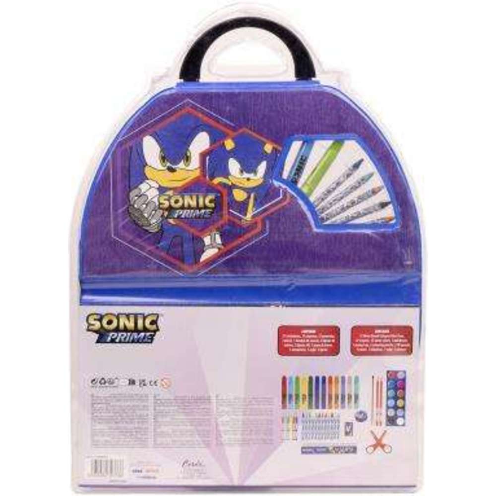 Cerda Colorable Stationery - Sonic Prime - 50 Pc Set