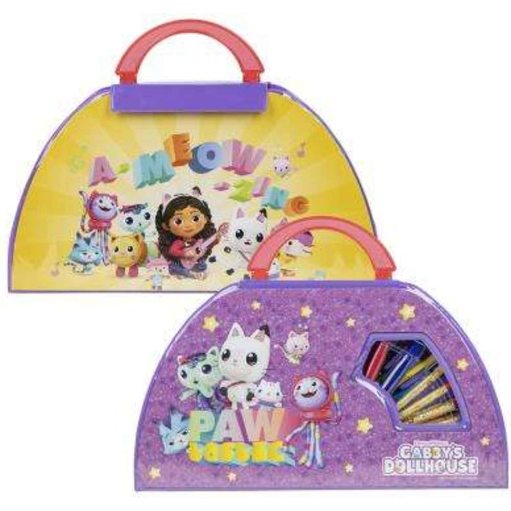 Cerda Colorable Stationery - Gabby's Dollhouse - 50 Pc Set