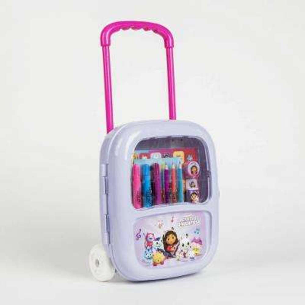 Cerda - Trolley Colorable Stationery Set - Gabby's Dollhouse