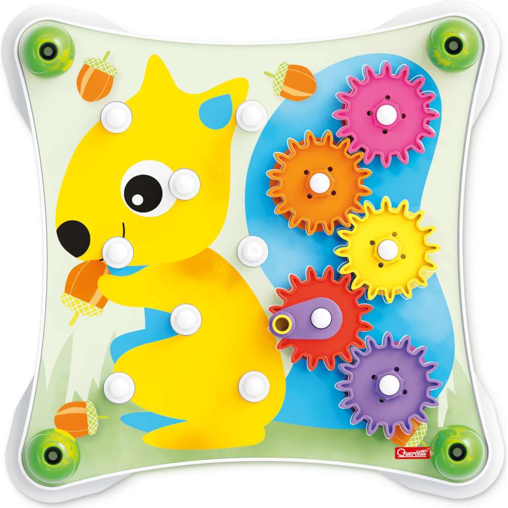 Quercetti Peggy Gears Building Set - 13 Pc Set