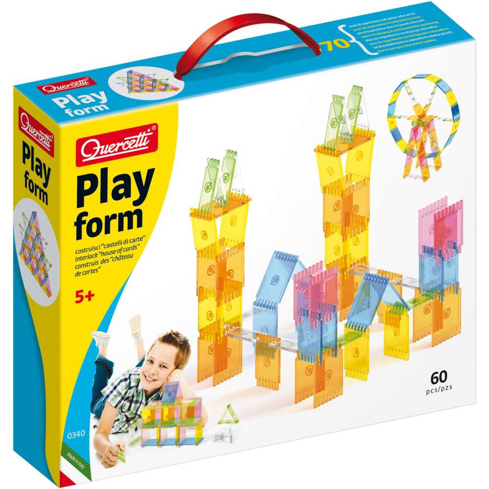 Quercetti Play Form Building Set - 60 Pc Set