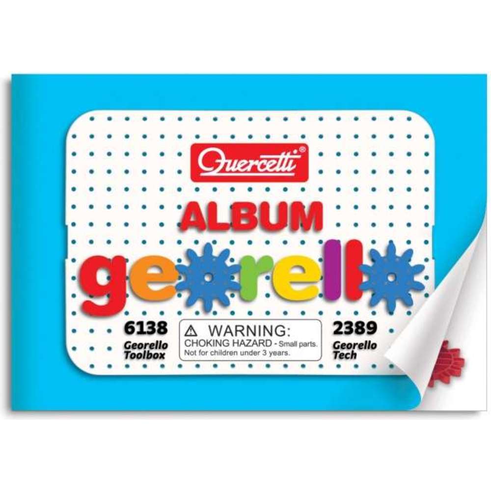 Quercetti Georello Tech Construction Toy - 266 Pc Set