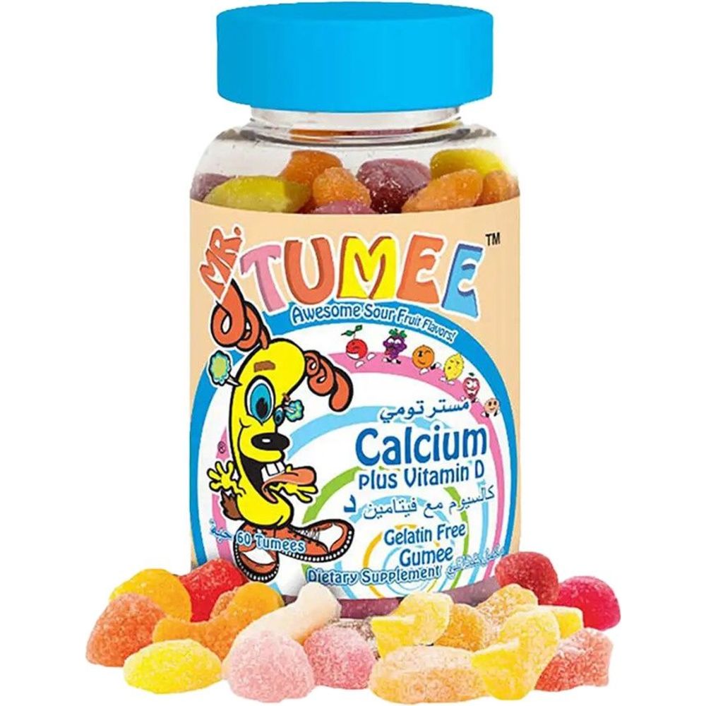 زانون - علكات مستر تومي كالسيوم وفيتامين د - 60 قطعة