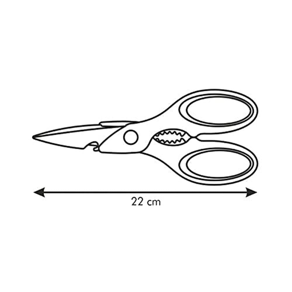 تيسكوما - مقص للإمساك باليد من بريستو - خوخ - 22 سم
