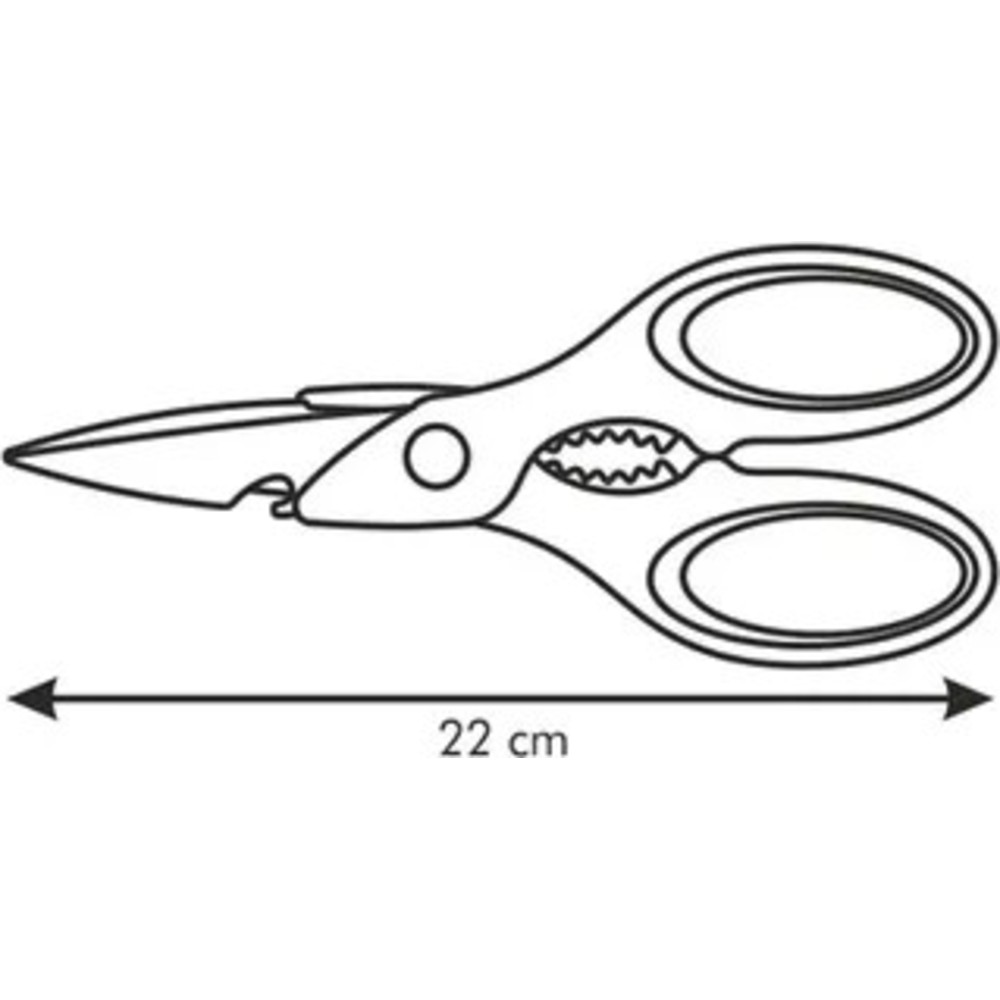 تيسكوما - مقص بريستو متعدد الوظائف - وردي - 22 سم