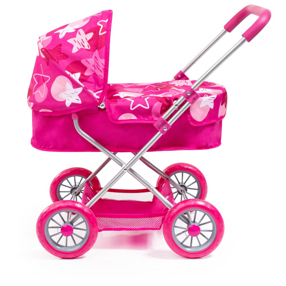 Bayer - Pram Set Smarty Fits Baby Doll - Pink - 46 cm