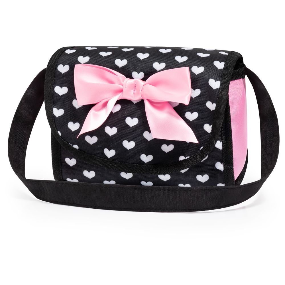 Bayer - Pram Set Cosy Fits Baby Doll - Pink/Black - 46 cm