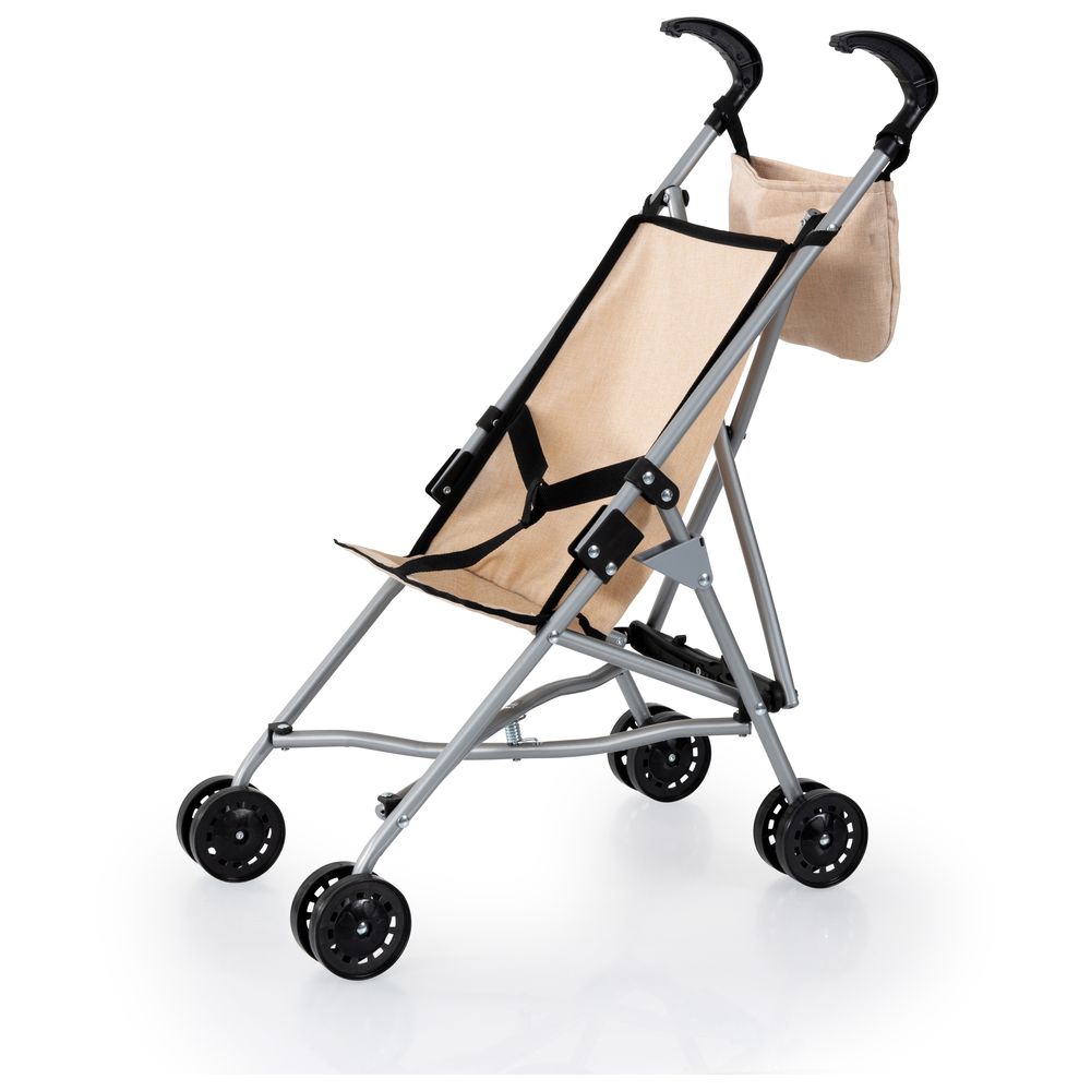 Bayer - Baby Doll Buggy Set With Bag - Beige - 46 cm