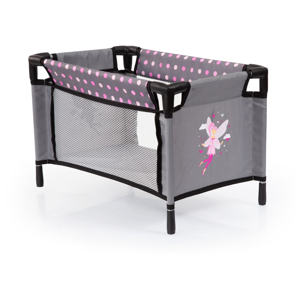 Bayer - Baby Doll Travel Bed With Accessories - 42 cm - 9 Pc Set