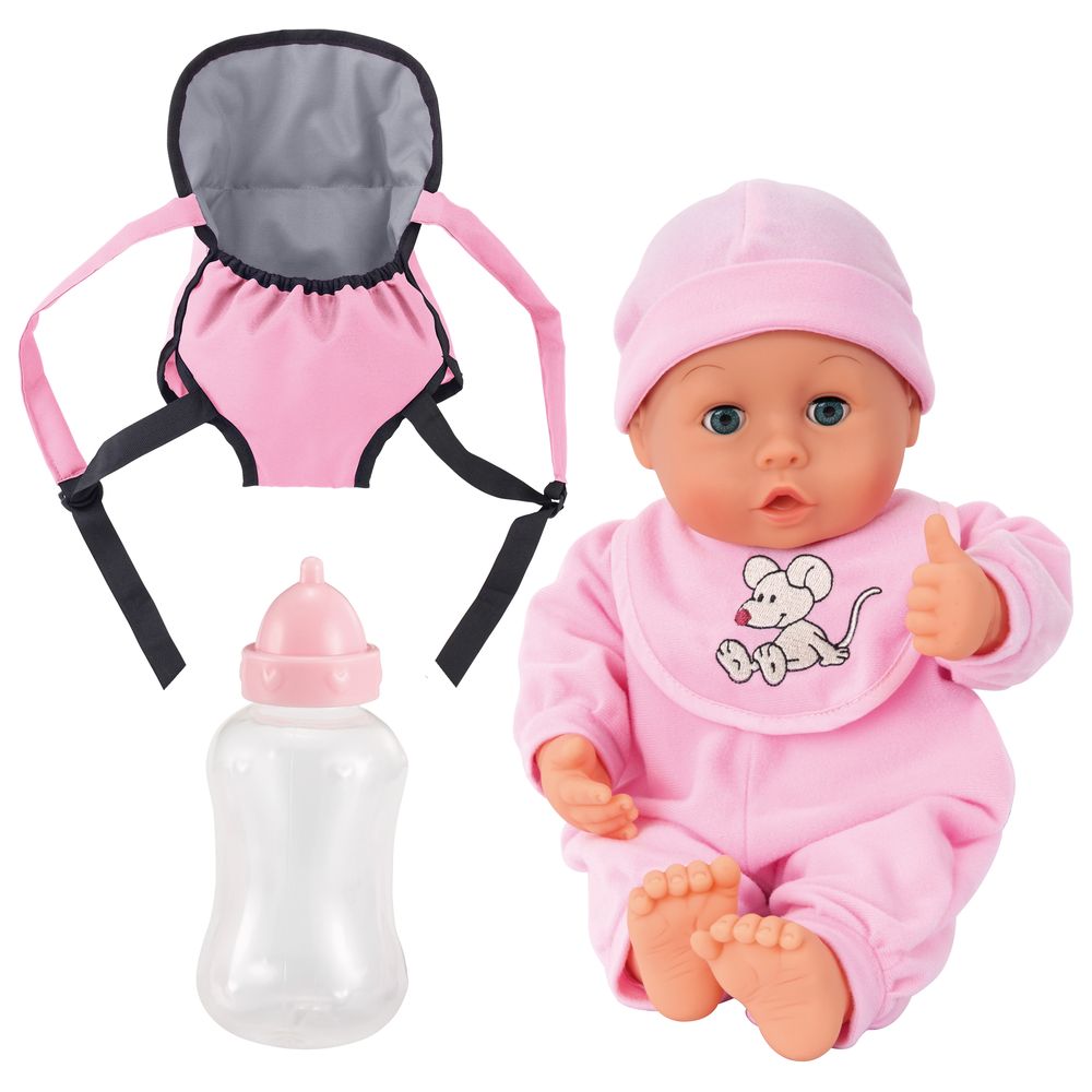 Bayer - My First Words Baby Doll Carrier Set - 33 cm
