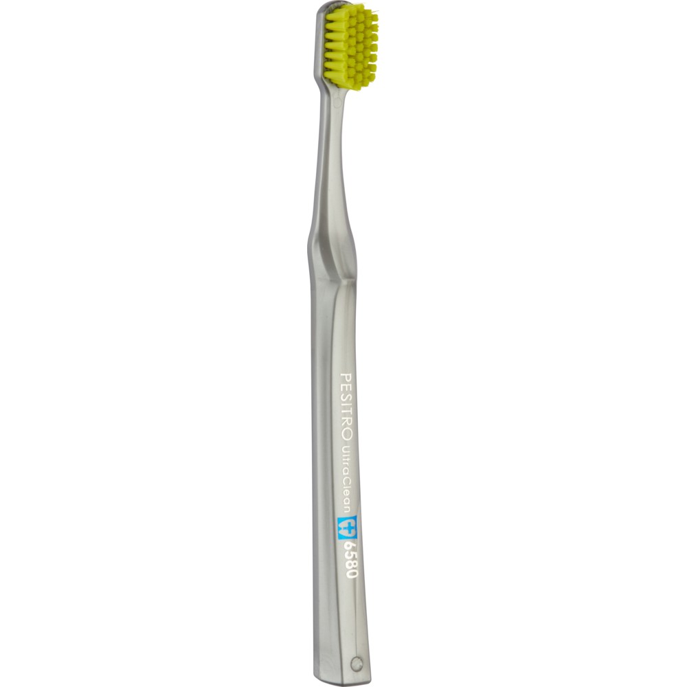 Pesitro - UltraClean 6580 Ultra Soft Toothbrush - White/Green