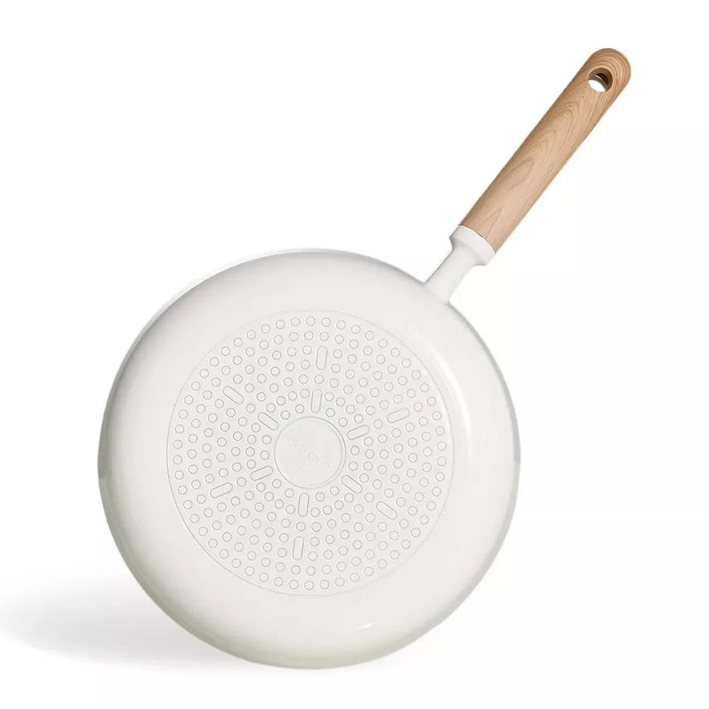 كاروت - مقلاة سيراميك غير لاصقة - كريمي