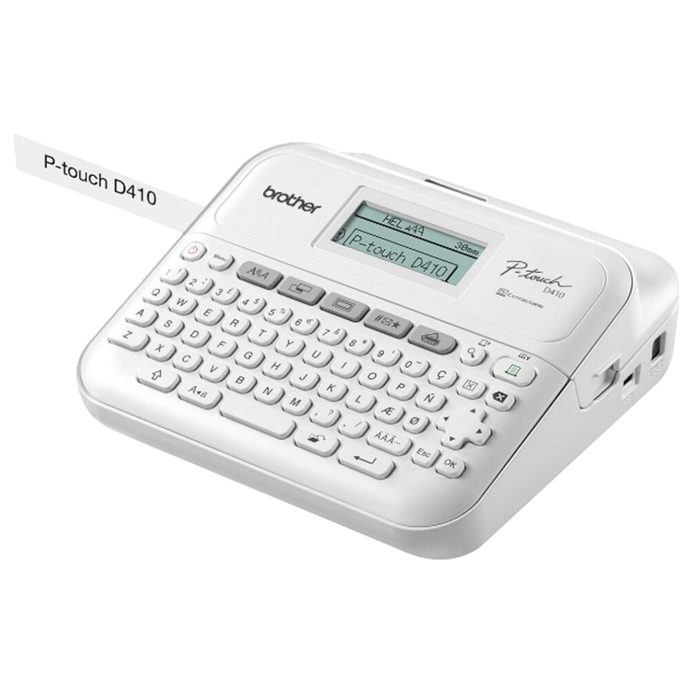 Brother - Desktop PC Connectable Label Printer - White