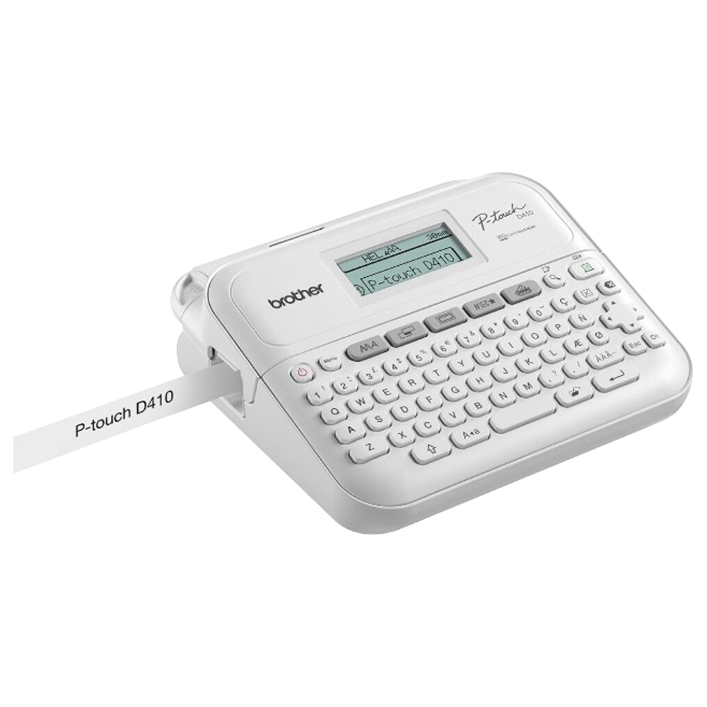 Brother - Desktop PC Connectable Label Printer - White