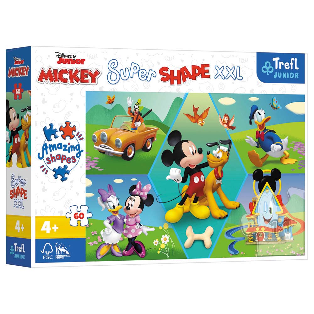 Mickey Mouse - It's Always Fun With Mickey Puzzle - XXL - 60pcs