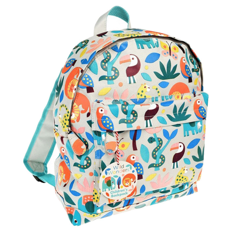 Rex London - Wild Wonders Backpack - Blue - 14.57-Inch/37.5cm