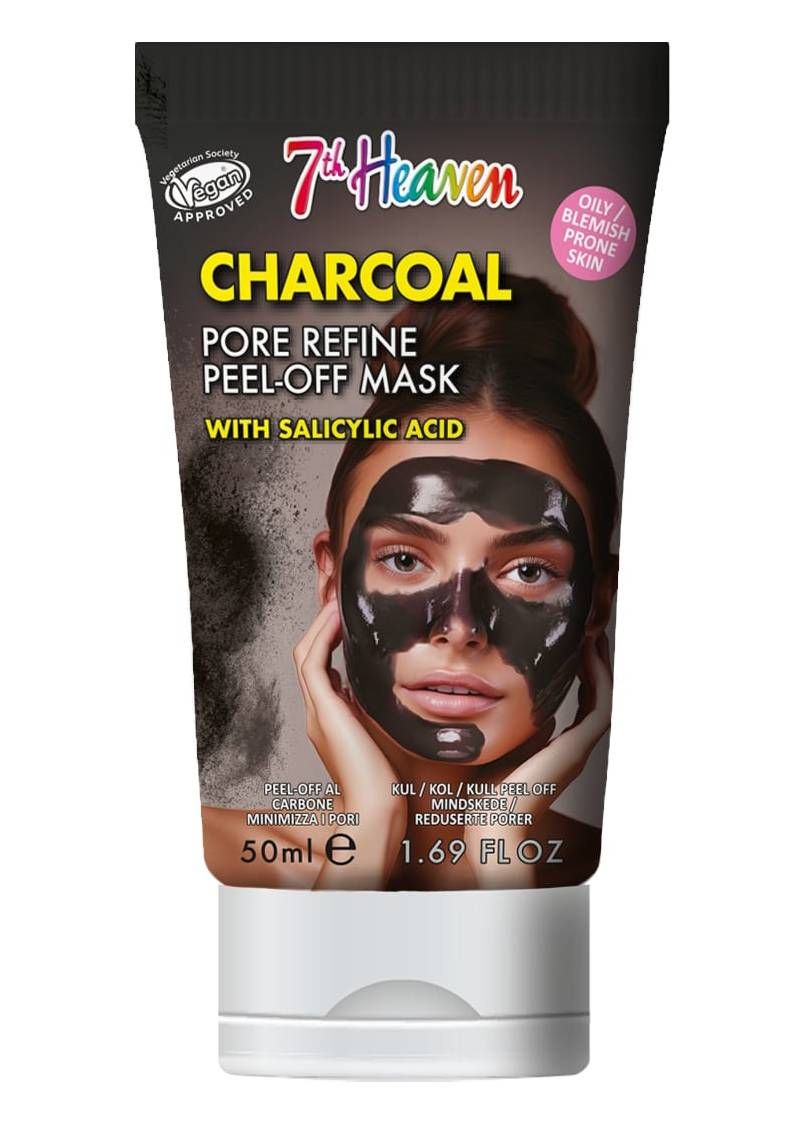 7th Heaven - Charcoal Pore Refine Peel-Off Mask Tube - 50 ml