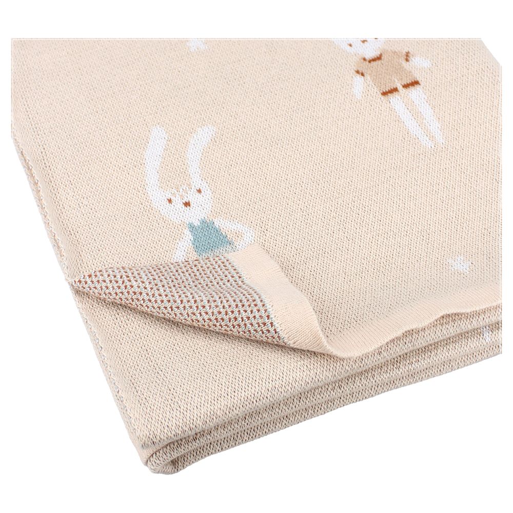 Kidzroom - Kids Blanket - Toby The Rabbit - Beige