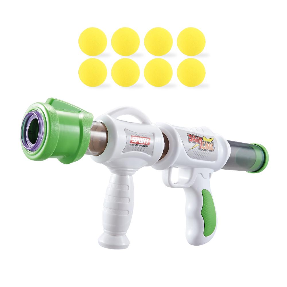 Power Joy - X Blaster 7 Toy Gun With 8 Foam Ball Set - Color May Vary - 1 Pc