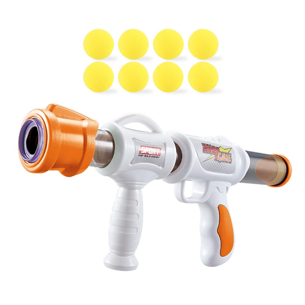 Power Joy - X Blaster 7 Toy Gun With 8 Foam Ball Set - Color May Vary - 1 Pc