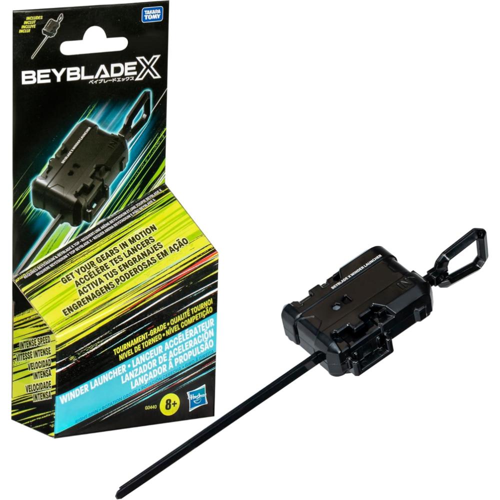 Beybattle Burst - Beyblade X Winder Right Spin Launcher - Black
