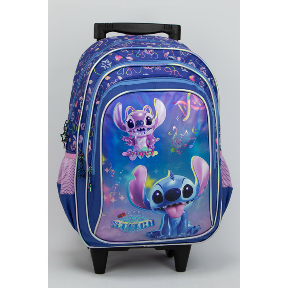 ديزني - شنطة ظهر بعجلات ستيتش - ١٦ إنش/٤١ سم