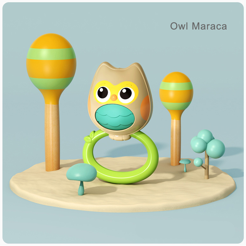 Hola - Owl Orchestra Rattle Baby Teether