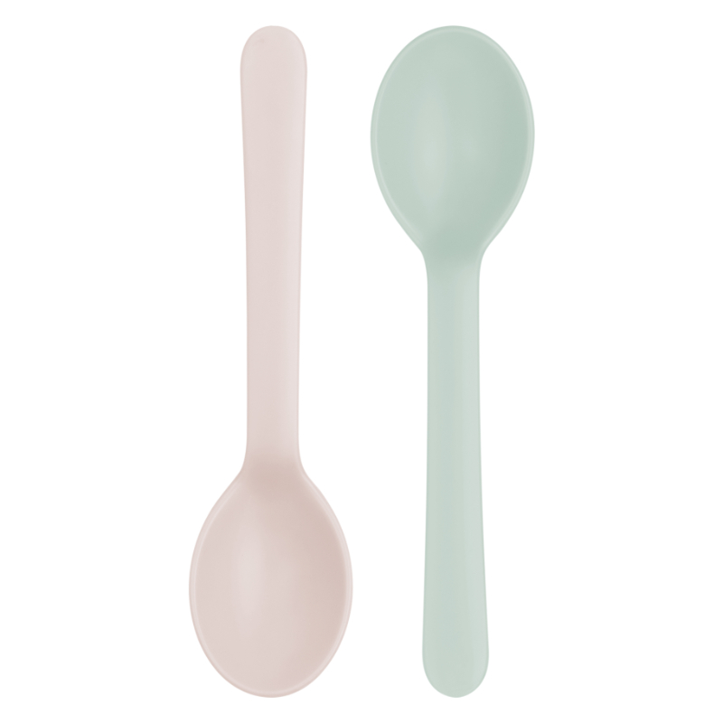 Inochi - Amori Spoons 4pc Set - Milky Orange, Light Blue, Light Pink, Tea Green