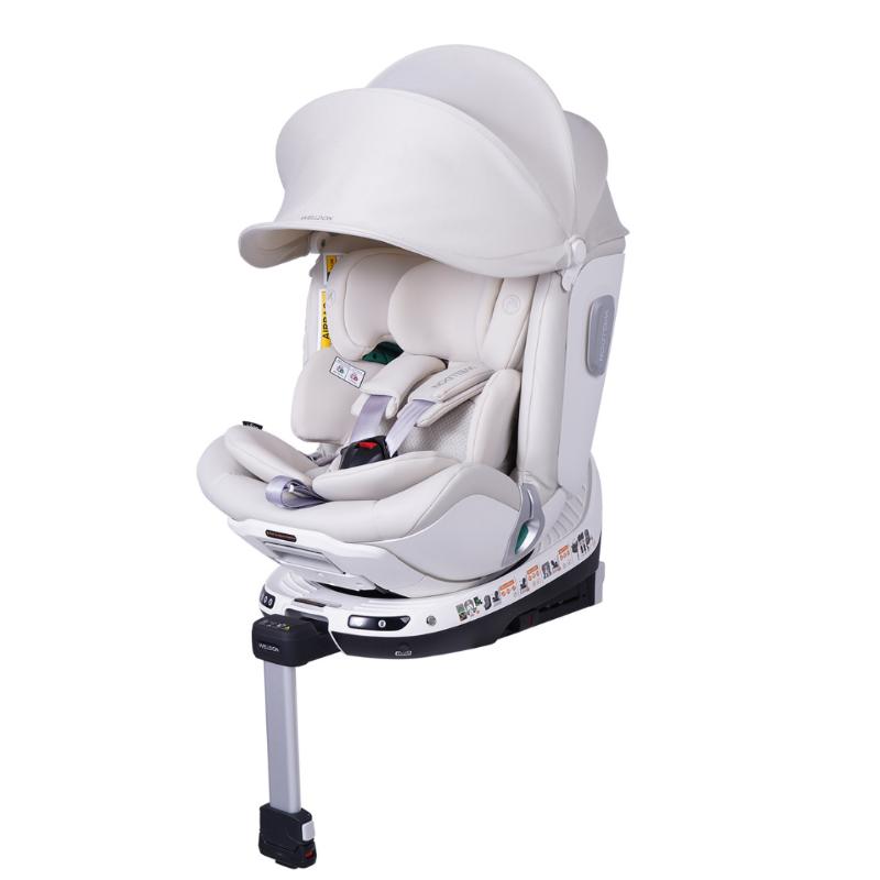 WELLDON - Smart Rotate 2 Pro Plus 360 Degree I-Size Electronic Car Seat - Ivory