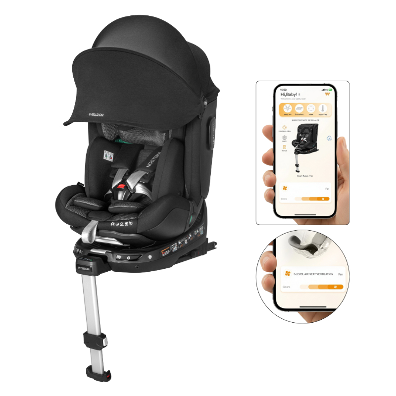 WELLDON - Smart Rotate I-Size 360° IsoFix Electronic Carseat