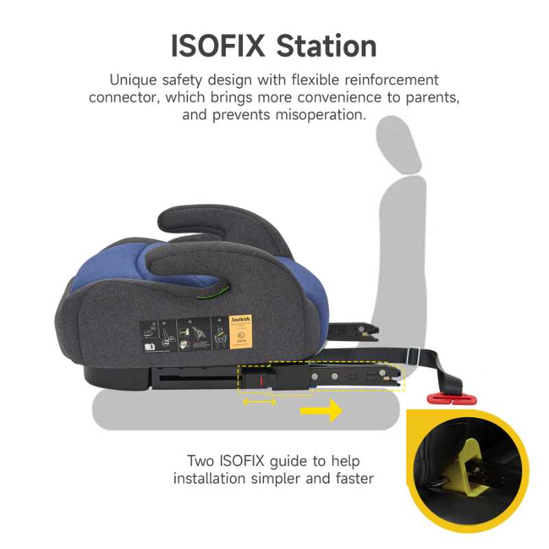 Jovikids - Ohho I-Size Booster Car Seat ISOFIX 6-12Y - Blue