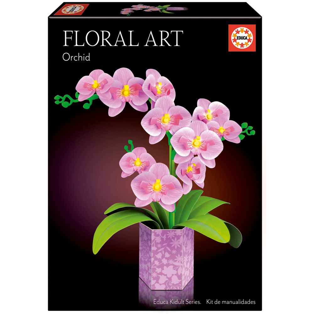Educa - Floral Art Create Your Own Craft Kit - Orchid