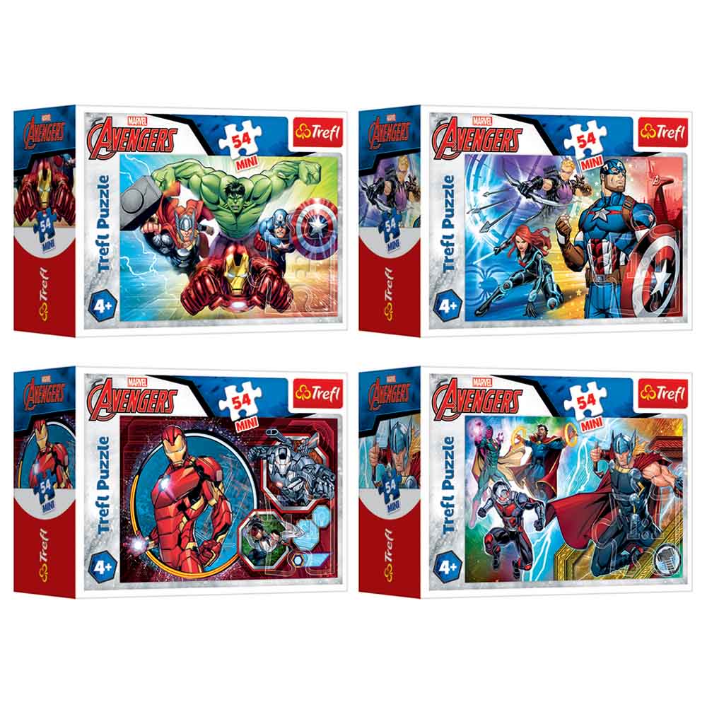 Avengers - Disney Marvel The Avengers Mini Heroes Puzzle - 54pcs - Style May Vary
