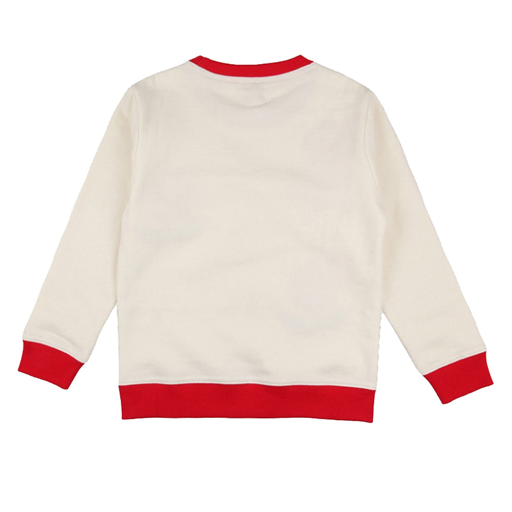 Lilly & Sid - Baby Girl's Flower Embroidered Sweatshirt - White