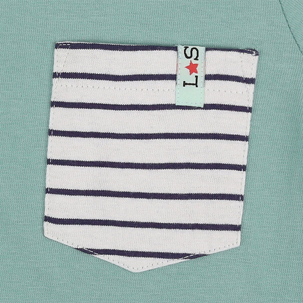 Lilly & Sid - 3pc-Set - Baby Boy's Whale, Stripe Print & Plain T-Shirts