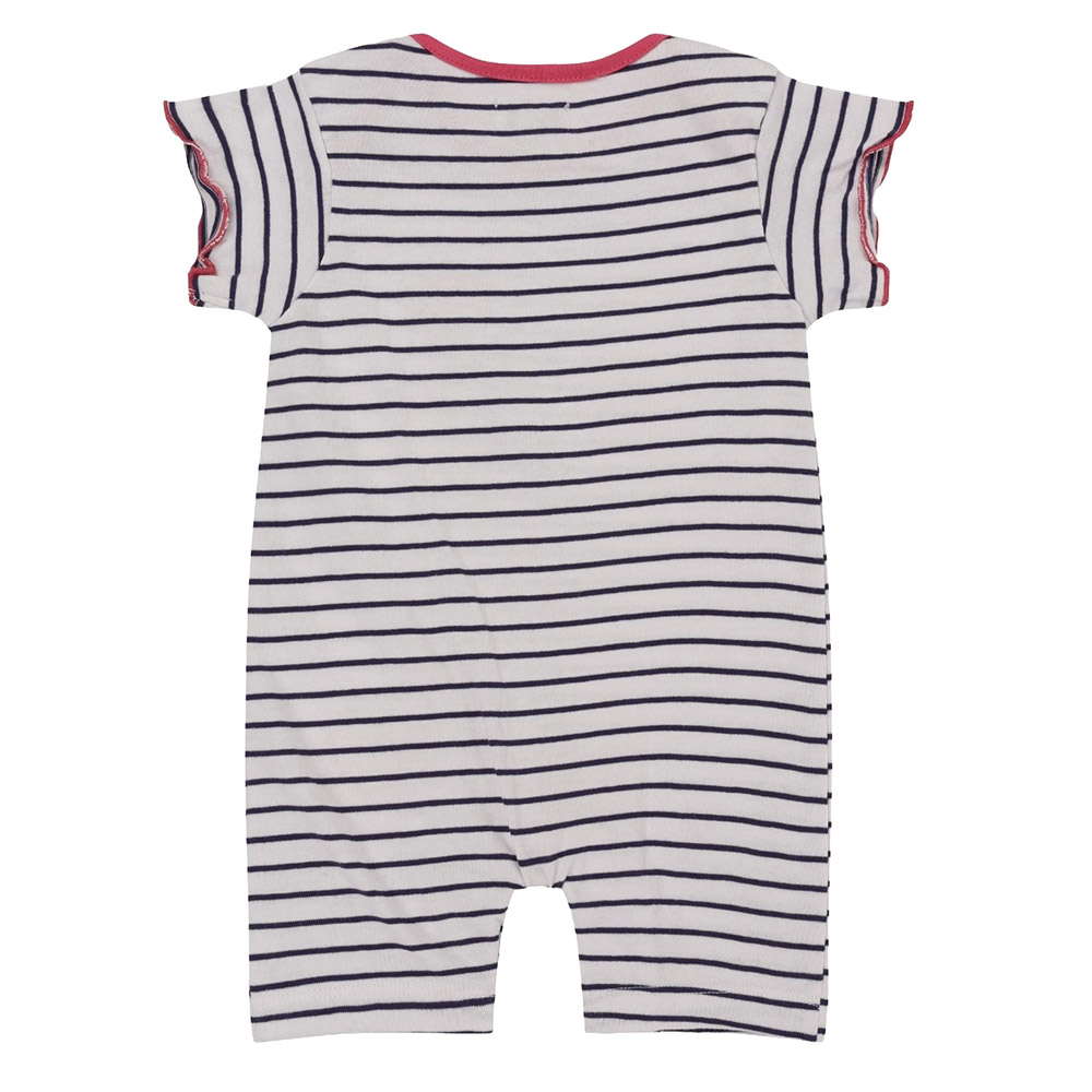 Lilly & Sid - Baby's Stripe Printed Romper