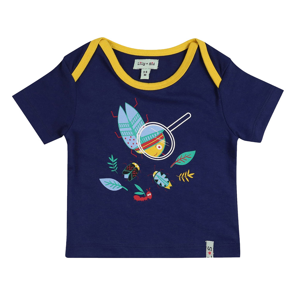 Lilly & Sid - 2pc-Set - Baby Boy's Bugs Print T-Shirt & Shorts