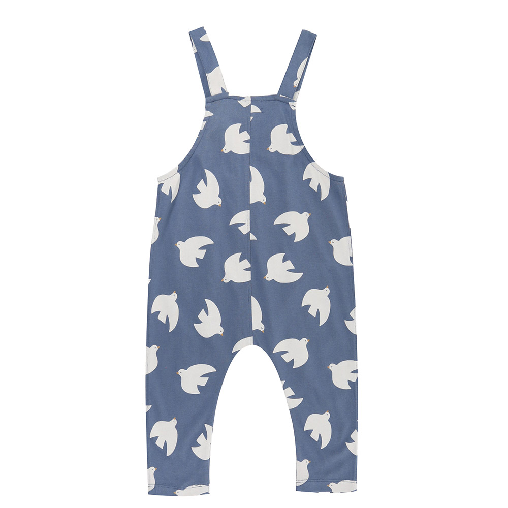 Turtledove London - Boy's Seagull Printed Dungarees - Blue