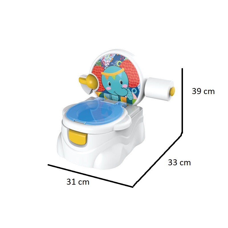 Little Angel Baby Potty Seat Training Toilet Chair With Lid - Blue