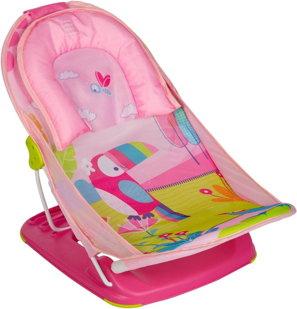 ماستيلا - مقعد استحمام للأطفال الرضع للراحة والدعم - وردي