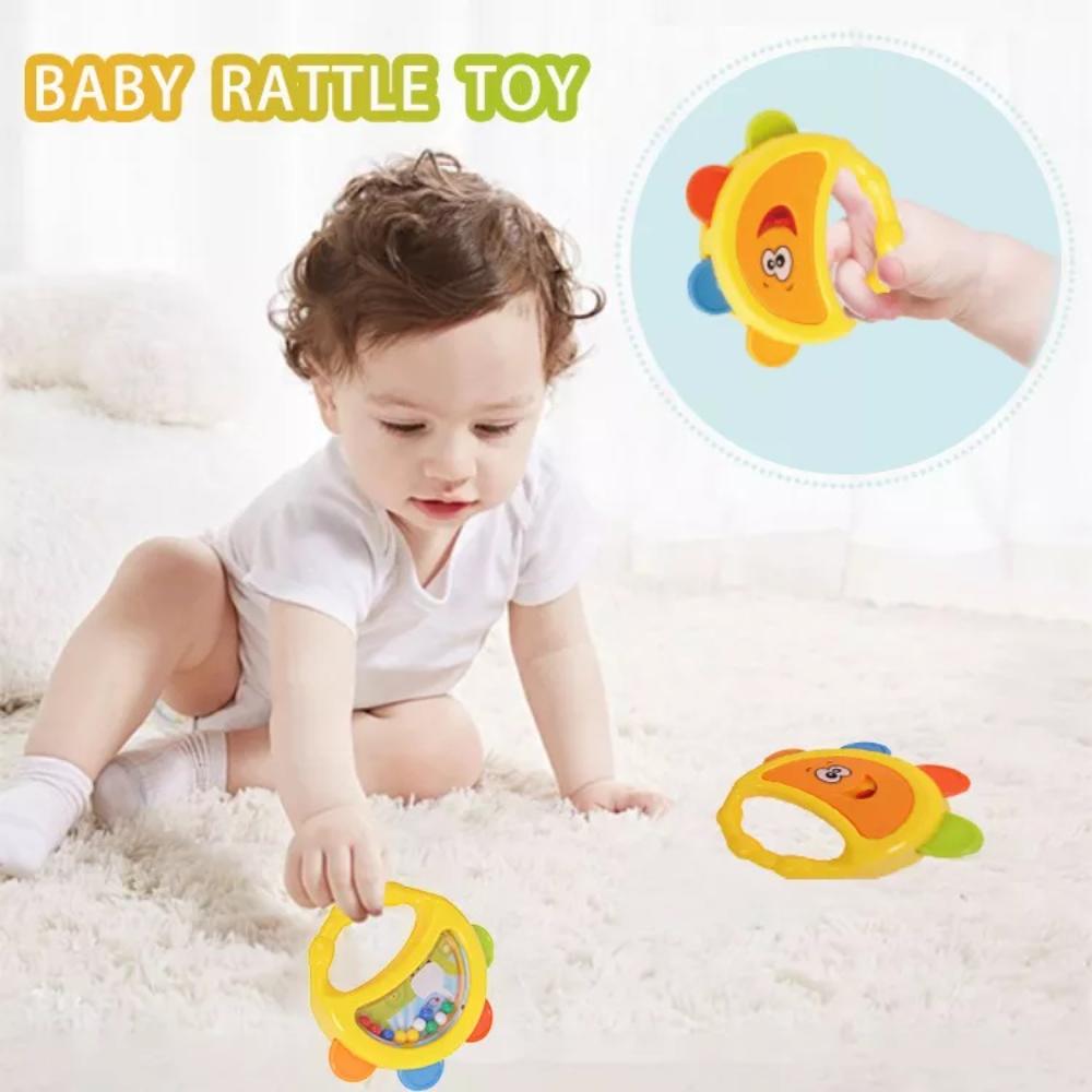 Goodway - Baby Teething Rattle Toy - Colorful Handheld Sensory Toy
