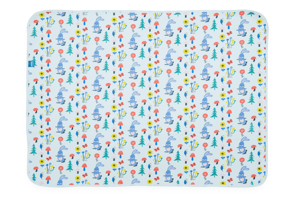 Night Angel - Baby Diaper Changing Mat Waterproof Portable & Foldable - Rabbit